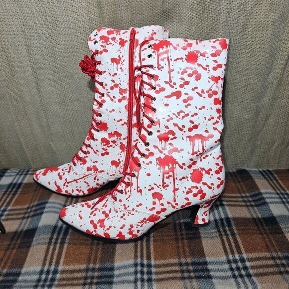 Funtasma Blood Splatter Boots - Picture 3 of 5